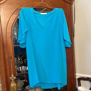 Amanda Uprichard Turquoise Dress